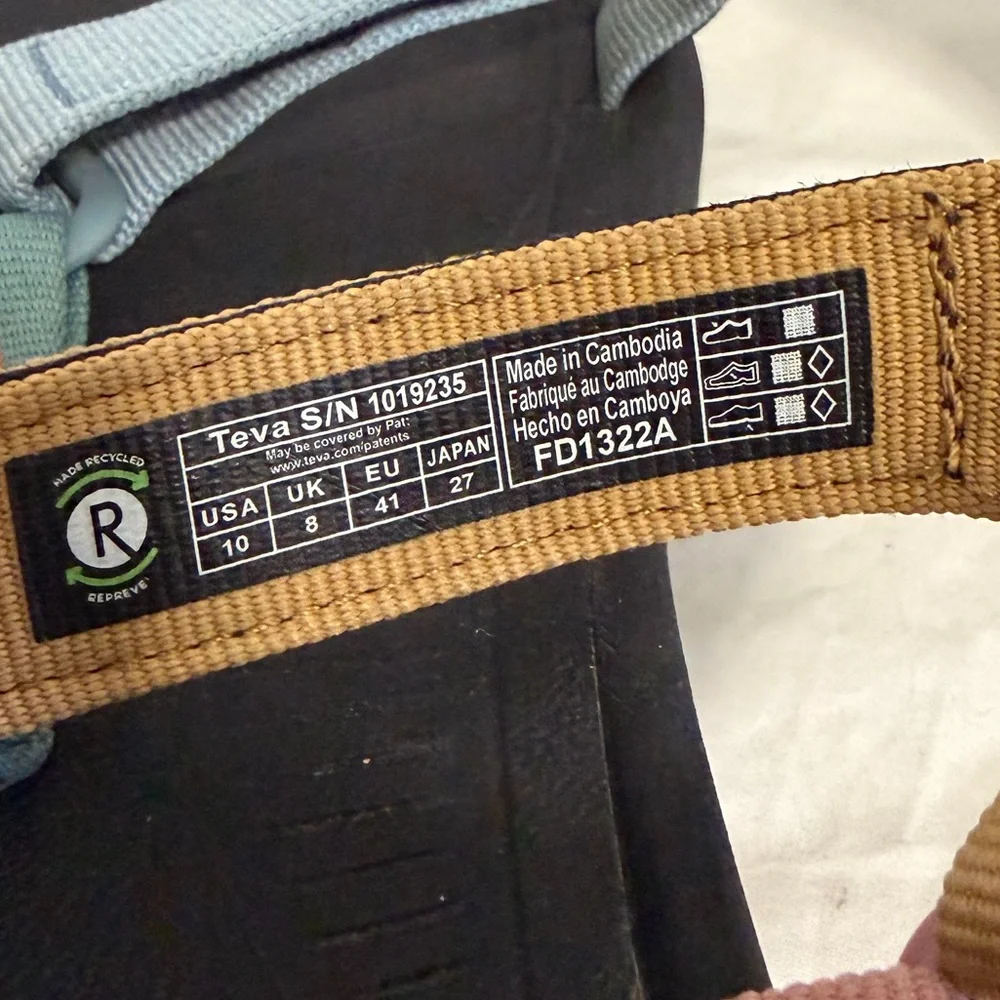 Teva Hurricane Strappy Hiking sandals multi color size 10 - Picture 9 of 9